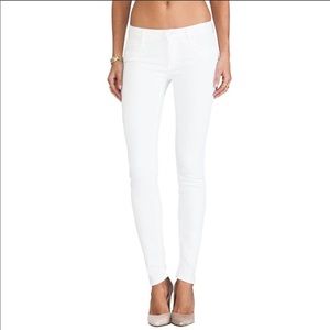 MOTHER The Looker Jeans Mirror Mirror White 28